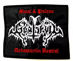 Goatskull Devastacion Bestial Patch gewebt Metall und Pulque nähen mit Stolz - Bild 1 von 3