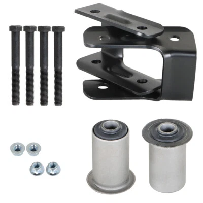 Kit de grilletes de resorte de hoja trasera de 2 piezas para 94-05 Chevy S10 GMC Sonoma Isuzu Hombre Foto 1 de 4