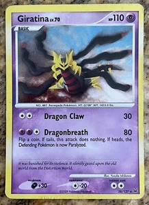 Pokémon TCG Giratina Platinum 28/127 Exclusive Cosmos Holo Rare - Picture 1 of 2