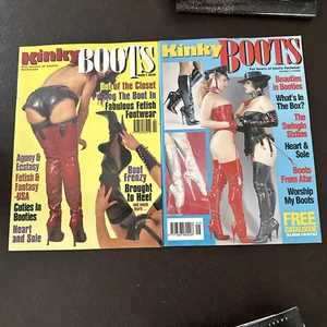 Vintage KINKY Boots Magazine Number 2 & 3 - Picture 1 of 7