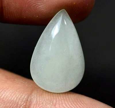 Rarest Semi Precious 11.05 Ct Natural Green Aventurine Cabochon Quartz Gemstone - Image 1 of 4