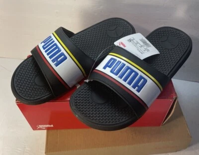 Puma Coolcat Sport Retro Ps Slide  Youth Boys Size 6C Casual Sandals 382478 03 - Image 1 of 4