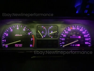 Pink LED Cluster Bulb KIT for Honda Civic EF / Wagon / CRX CR-X 1988-1989 - Image 1 of 2