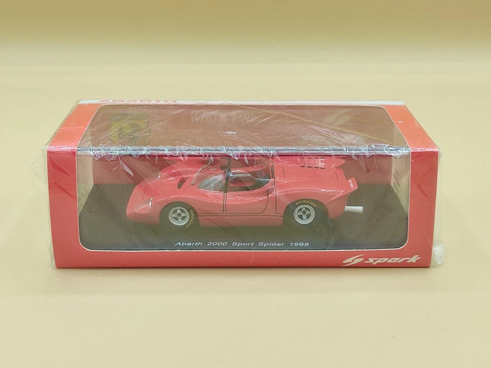 1/43 Abarth 2000 Sport Spider Rouge 1968 Spark S1329 - Photo 1/1