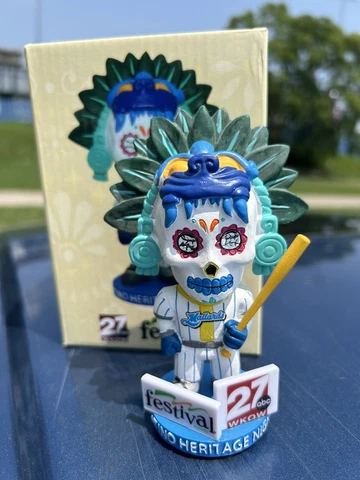 2023 MADISON MALLARDS SUGAR SKULL SGA BOBBLEHEAD LATINO HERITAGE ~ NIB Cover