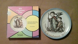 Guardian Angel Hummel Christmas Plate 1974, Sister Berta Hummel Limited Edition - Picture 1 of 7