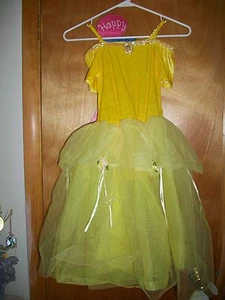 Disney Belle Costume Dress! 7-8 Vintage - Picture 1 of 1