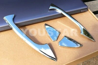 2x moldura de manija de puerta cromada de lujo para Mercedes R172 SLK W204 C E cupé C207 A207 Foto 1 de 4