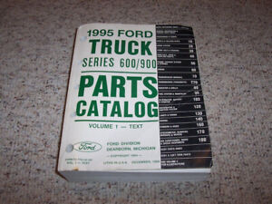 1995 Ford F7000 F700 F8000 F800 FT8000 FT800 Truck Parts Catalog Manual Text