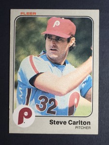 1983 Fleer  Baseball #155 Steve Carlton Philadelphia Phillies *EX* *HOF*