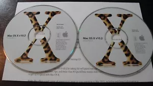 Mac OS X v10.2 Jaguar Bundle Install discs and Instruction booklet FREE SHIPPING - Picture 1 of 4