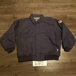 WALLS FR Flame Resistant Insulated Work Jacket Winter coat Heavy Blue Mens 3XL - Picture 1 of 8