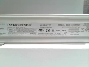 Inventronics ESD-150S210DT LED Driver 277V-480V 2.1A 1/pack - Picture 1 of 2
