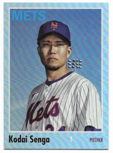 2024 Topps Archives Blue Foilboard Kodai Senga #10/25 (154) Mets - Picture 1 of 2