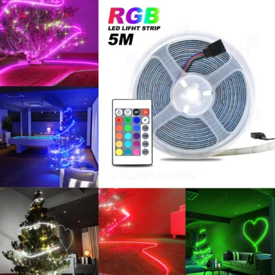IR Remote control interior & Exterior RV LED Camper Awning Boat Light Strip USB - Image 1 of 4