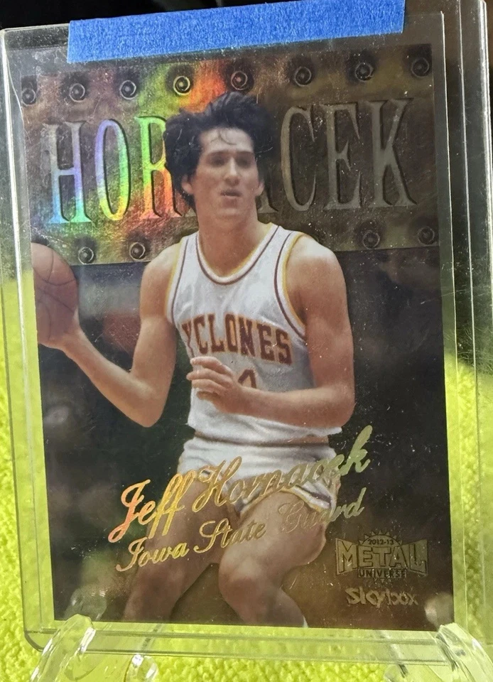  2012-13 Fleer Retro Skybox Metal Universe Jeff Hornacek /50 Iowa State Cyclones - Image 1 of 2