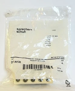 Sprecher Schuh D7-N130 Bombilla (PAQUETE DE 10) 120VAC/VDC - Imagen 1 de 7