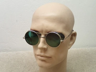 Vintage GH 2.0 Green Tint Safety Glasses Steampunk Style Rough Estate Item - Image 1 of 4
