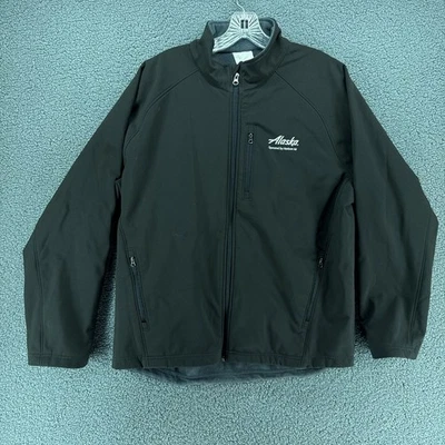 Alaska Airlines Horizon Air Employee Jacket Mens Large Black - Image 1 of 4