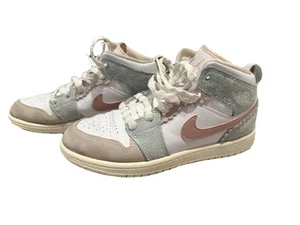 Nike Jordan 1 Mid Youth Size 3 In Jade Ice - Picture 1 of 5