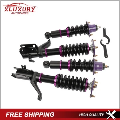 Coilovers Suspension Kit For Acura RSX 2002-2006 Shock Struts Adj. Height Purple - Image 1 of 4