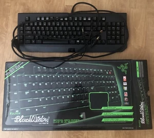 Razer BlackWidow Ultimate Elite Mechanical Gaming Keyboard - Black/Green - Picture 1 of 2