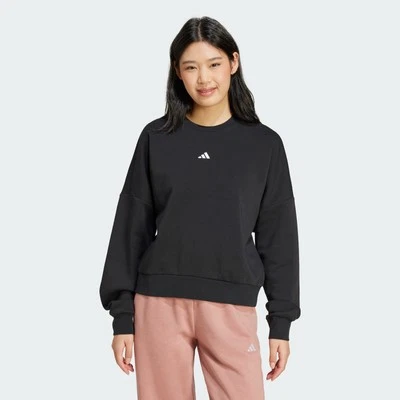 adidas women Essentials Small Logo Feelcozy Sweatshirt - Image 1 of 4