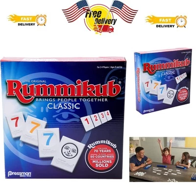 Rummikub  Tile Game - Family Strategy Fun for 2-4 Players, Ages 8+ - Image 1 of 4