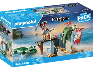 PLAYMOBIL 71473 Pirat mit Alligator Spielset - Bild 1 von 1