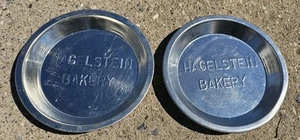 Hagelstein Bakery (Royal Oak Michigan) Vintage 9" Metal Pie Tin Plate - 2 - Picture 1 of 2