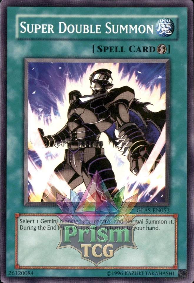 1st Ed Super Double Summon GLAS-EN053 Yugioh - Image 1 of 1