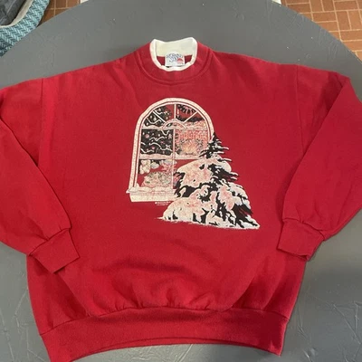 Suéter Gato Navidad Sol Mañana Años 90 De Colección Mujer Talla XL NOTA... #759 Foto 1 de 4