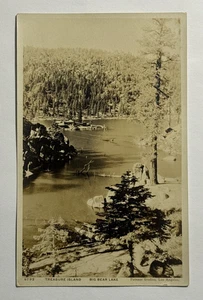 Foto postal real Treasure Island Big Bear Lake California RPPC sin publicar - Imagen 1 de 2