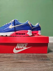 Talla 13 - Nike Air Max 90 EE. UU. 2021 - Azul / Hyper Royal / Leche de coco - Imagen 1 de 9