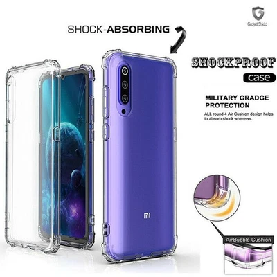 GADGET SHIELD Clear Case Xiaomi Mi 8 Lite Mi Bumper Corner Transparent Soft Gel Silicone Cover
