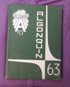 1963 ALGONQUIN- Algonac High School Yearbook - Algonac, Michigan - Picture 1 of 10