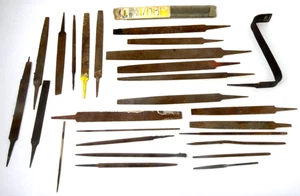 Lotto misto lime legno lavorazione metallo Nickelson Stanley utensili ricambi - Foto 1 di 22