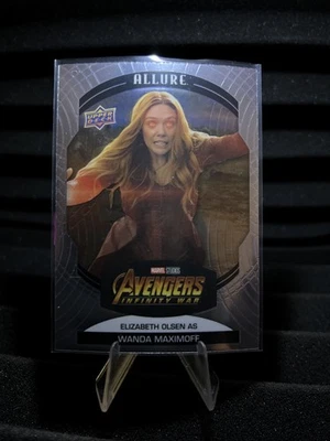 Upper Deck Marvel Allure 2022. Elizabeth Olsen como Wanda Maximoff #81 Foto 1 de 2