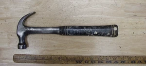 Vinatge Estwing Curved Claw Hammer,With 20oz. Head,Leather Washer Handle,Good - Picture 1 of 16