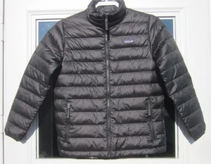 Patagonia KIDS Puffer Jacket Large (12) – Black – Duck Down Insulation Exc Cond - Picture 1 of 12