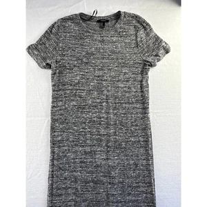 Women’s Forever 21 Grey Comfy Slitted Dress Sz M - Picture 1 of 3