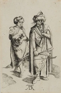 Nach DÜRER (*1471), Der Orientale und sein Weib, um 1750, KSt. Renaissance - Bild 1 von 4