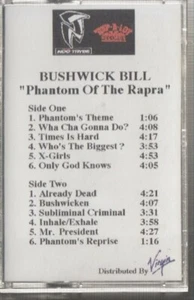 bushwick bill phantom of the rapra cassette  - Picture 1 of 2
