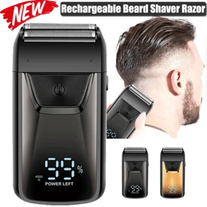 Electric Razor Foil Shavers for Men, Professional Beard Trimmer Shaving Machine - Picture 1 of 15