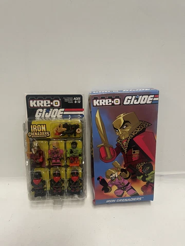 Iron Grenadiers KRE-O 6 Pack GI Joe Destro Kreo LEGO SDCC Sealed Figures New Cover