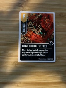 Unmatched Alternate Promo Cards - Crash Through the Trees - Bigfoot