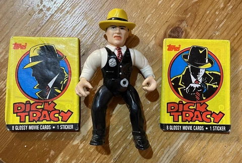 Dick Tracy Coppers and Gangsters 1990 Disney Playmates Action Figures & Cards Cover