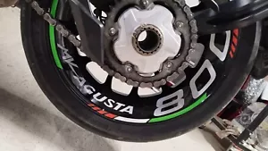 Kit 1 pz adesivi interno cerchio moto, set ruota posteriore - Bild 1 von 2