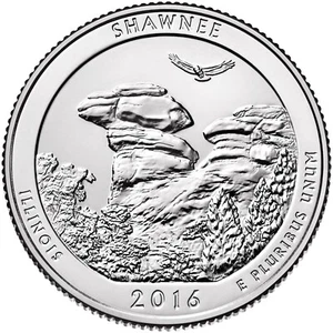 2016 D Shawnee NP Quarter. Uncirculated From US Mint roll. - Picture 1 of 3