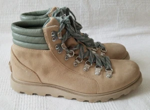 Sorel Ainsley Women’s Conquest Hiking Boot Oatmeal Suede Size 7 NL3163-241 - Picture 1 of 15